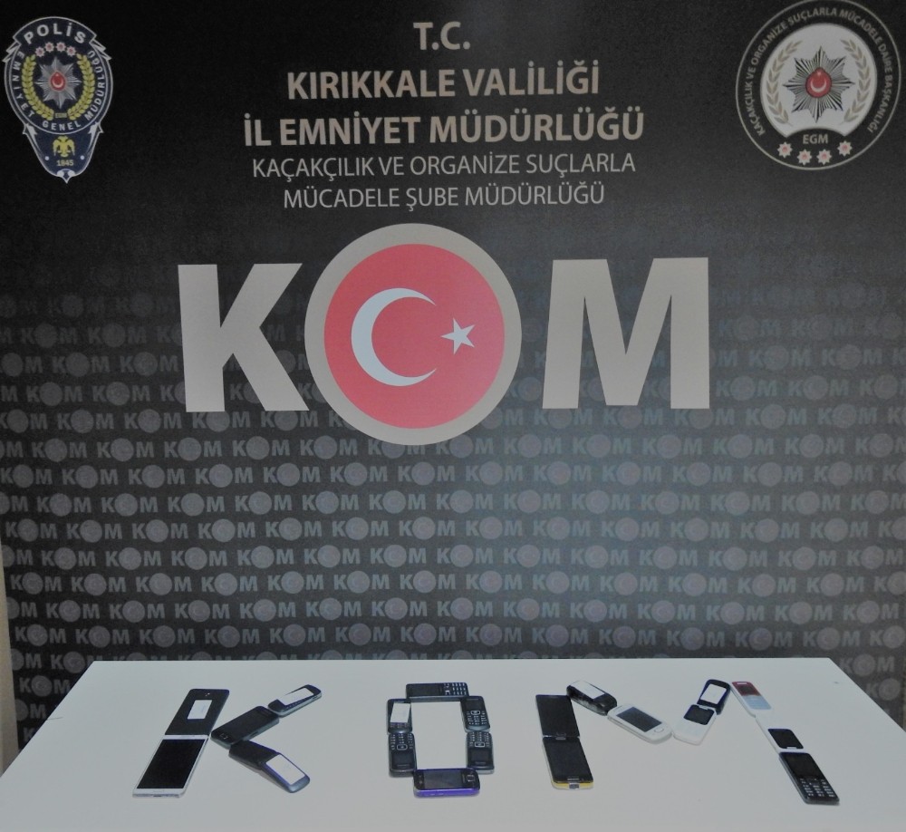 Kırıkkale’de kaçak cep telefonu operasyonu 