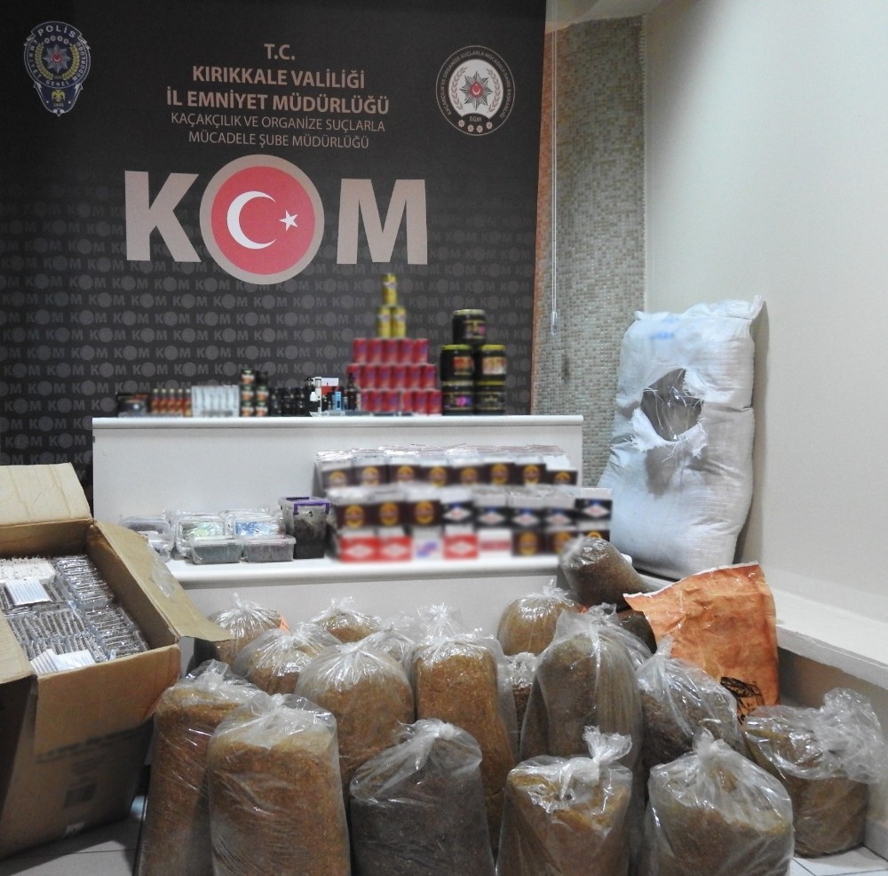 Kırıkkale’de kaçak tütün operasyonu 