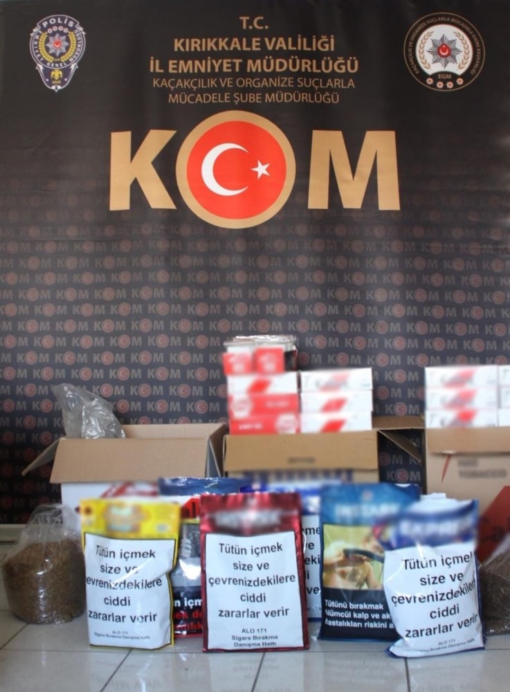 Kırıkkale’de kaçakçılıkla mücadele 