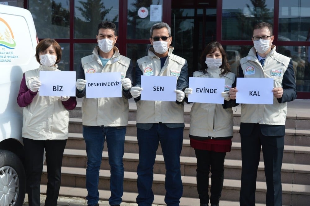 Kırıkkale’de korona virüs denetimi 