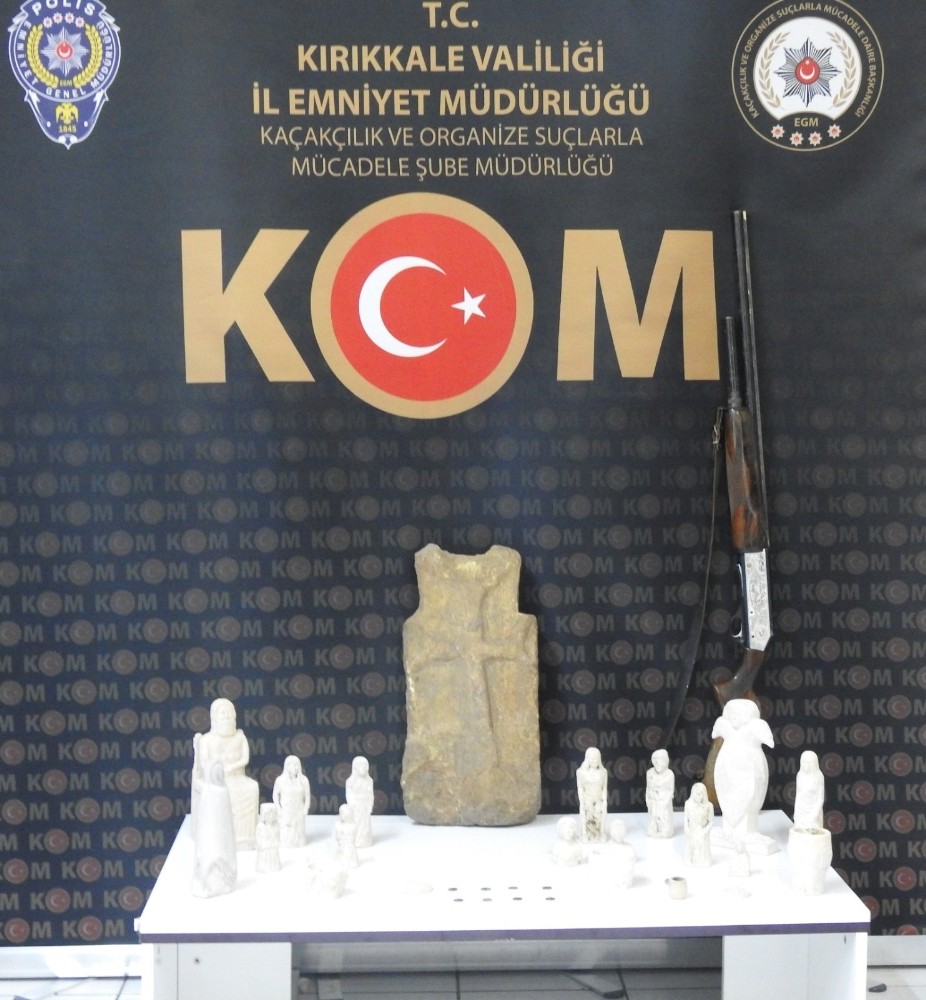 Kırıkkale’de tarihi eser operasyonu 