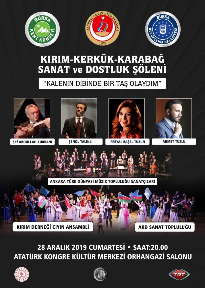 Kırım-Kerkük-Karabağ Sanat ve Dostluk Şöleni 