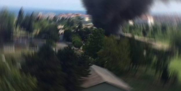 Kırkağaç'ta kışlada yangın