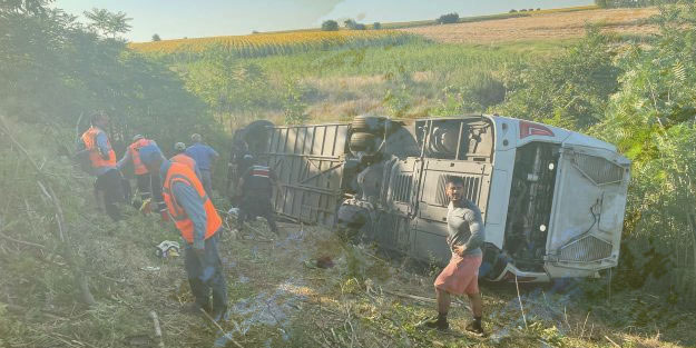 Kırklareli son dakika haberleri: Lüleburgaz otobüs kazası mı oldu?