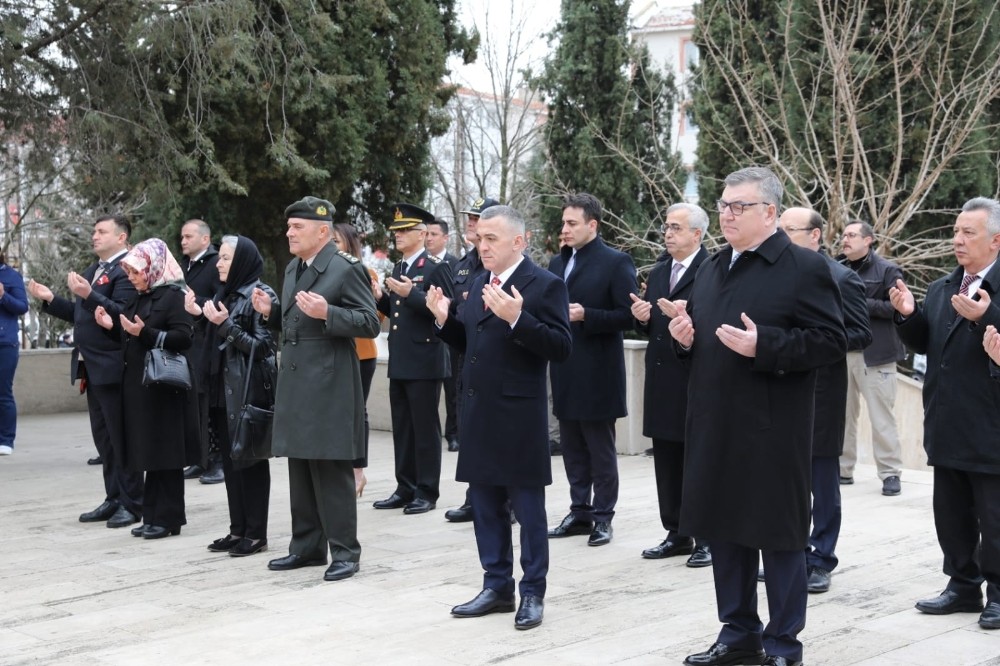 Kırklareli’de Çanakkale Zaferi’nin 105. yılında sakin tören 
