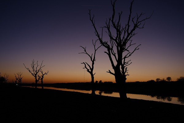 Kırklareli'nde gün batımı
