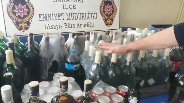 Kırklareli’nde kaçak içki operasyonu: 9 gözaltı 