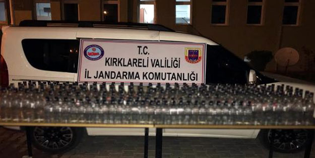 Kırklareli'nde sahte içki operasyonu: 8 gözaltı