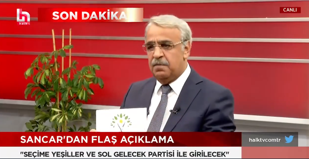 Kirleneni atıp yenisini kirletiyorlar Mithat Sancar: Seçimlere 'Yeşil Sol Parti' ile gireceğiz