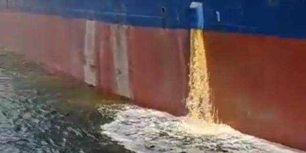 Kirli balast döktüğü tespit edilmişti! Cezası kesildi