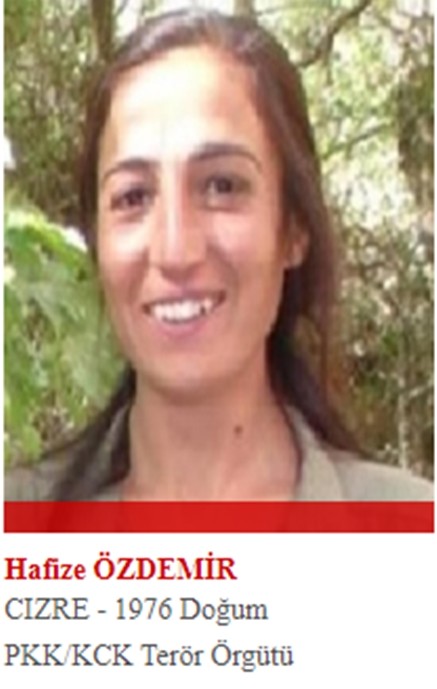 Kırmızı listedeki kadın terörist, kanserden ölmüş 