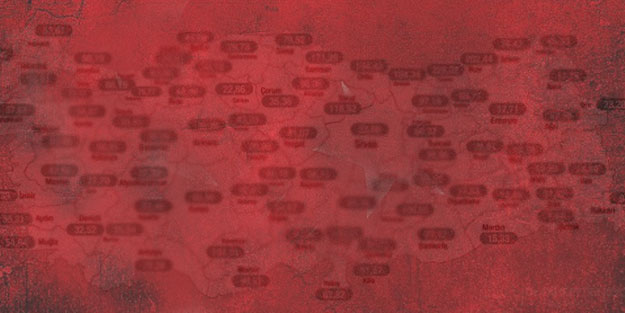 Kırmızı renk olan iller hangileri? Hangi iller kırmızı listede?