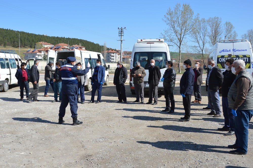 Kırsal mahallelerde korona önlemi 