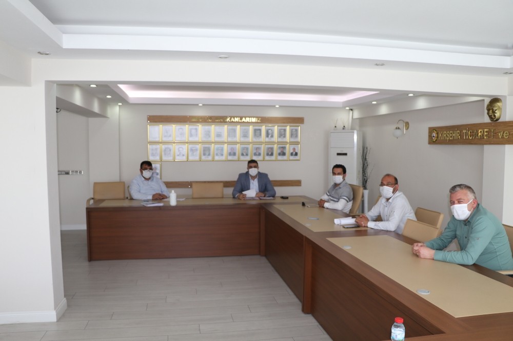 Kırşehir TSO’da haftalık olağan yönetim kurulu toplantısı yapıldı 