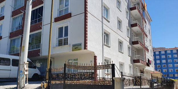 6 katlı bina karantinaya alındı
