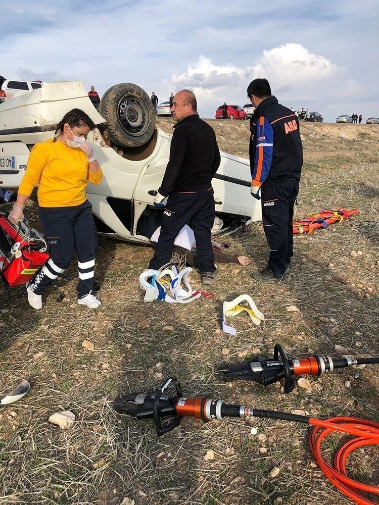 Kırşehir’de kaza: 1 ölü, 4 yaralı 