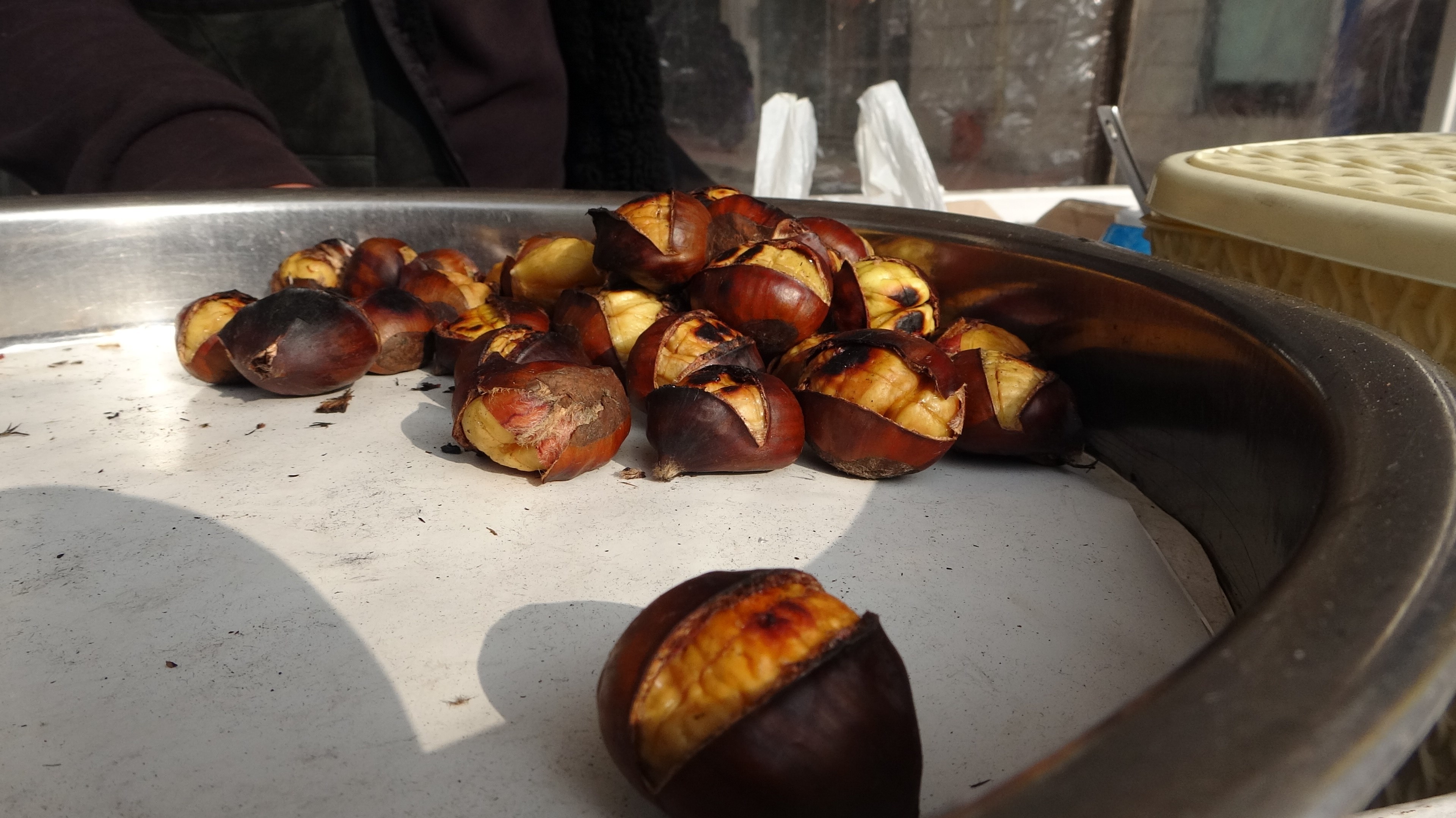 Kış geldi! Kestane devri başladı