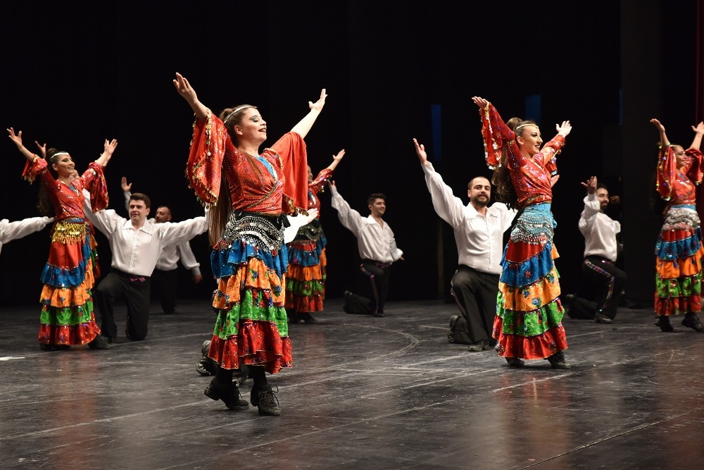 Kış gösterisi izleyicileri mest etti 