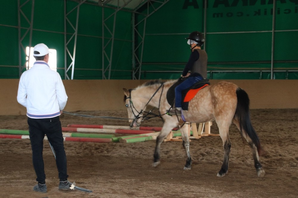 Kış günü pony keyfi 