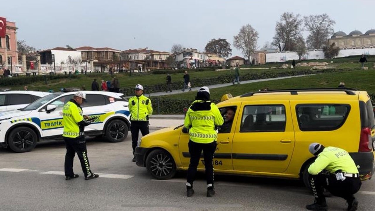Kış lastiği takmayan sürücüler cezayı yedi