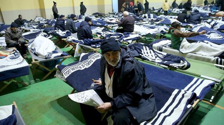 Kış şartları yüreklerini üşütmedi