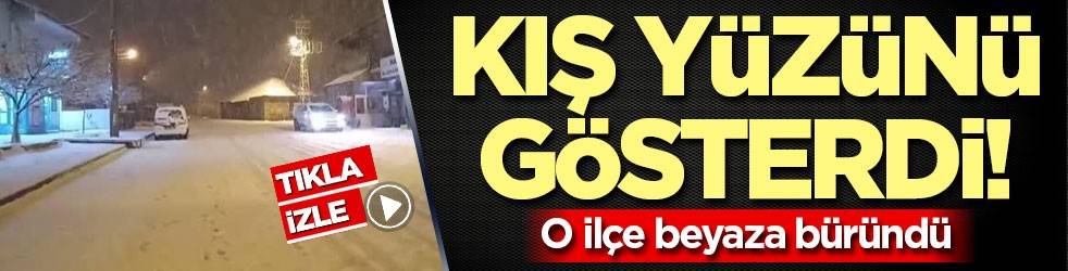Kış yüzünü gösterdi! Yedisu beyaza büründü