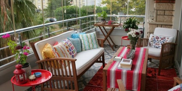  Kışın balkonu da güzel