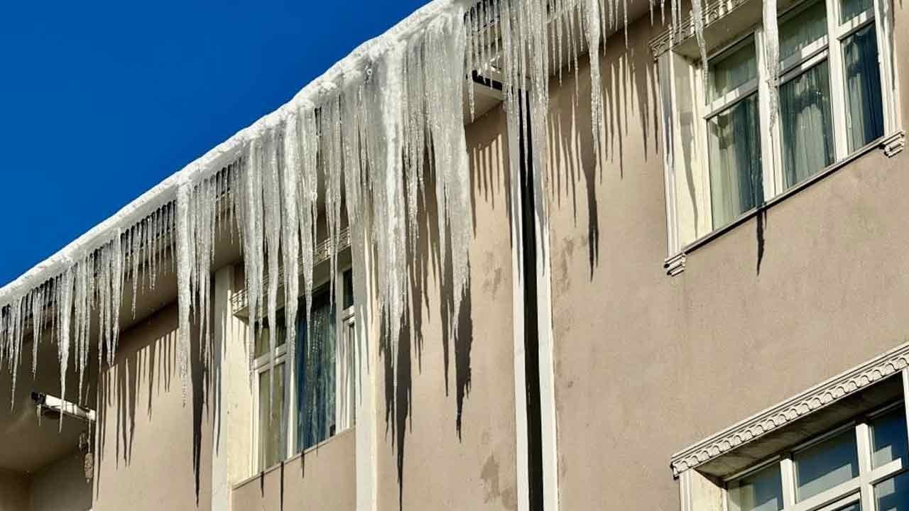 Kışın çatılarda büyük tehlike