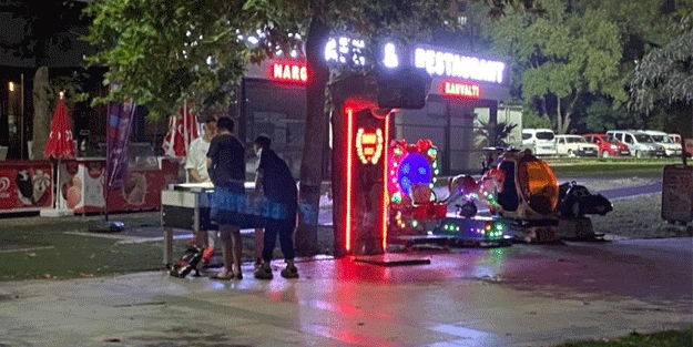 Kısıtlama saatinde sahil keyfi!