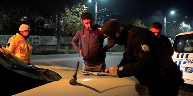 Kısıtlamayı ihlal eden adamdan polise olay cevap