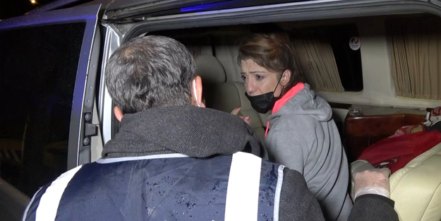 Kısıtlamayı ihlal eden kadından polise küfür