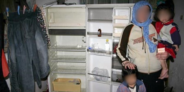 Kıssadan hisse... Çoluk çocuğu aç kalan fakir işçi