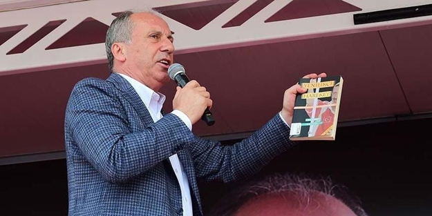 Kitabını gösterdiği yazardan İnce'ye tokat gibi cevap