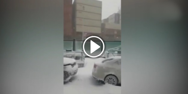 Kıyıya çarpmaktan son anda kurtuldu!