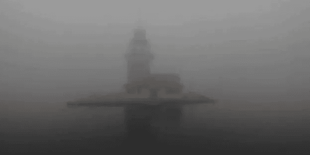 Kız Kulesi gözden kayboldu