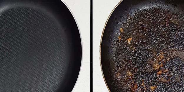 Kızartma tavası temizlemek artık işkence değil çok basit