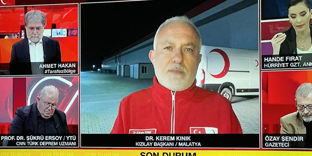 Kızılay Başkanı Kerem Kınık'tan Ahbap açıklaması: Öğrenince arkadaşları eleştirdim