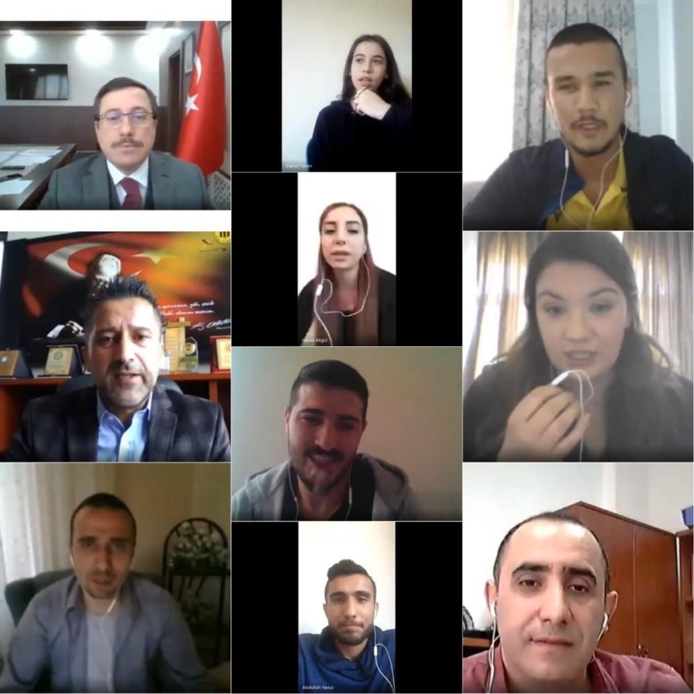 Kızılay, SBF öğrencileriyle telekonferansta buluştu 