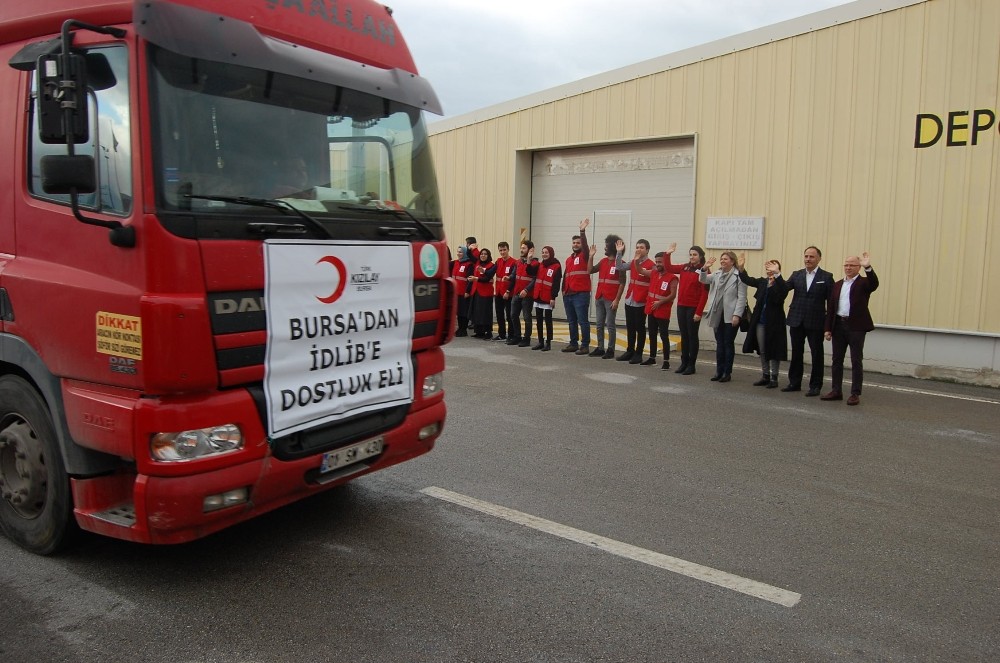 Kızılay’dan İdlib’e yardım konvoyu 