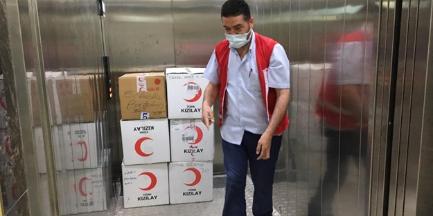 Kızılay’dan ihtiyaç sahibi hastaları unutmadı