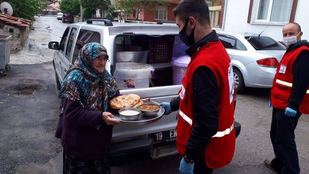 Kızılay’dan İskilip Belediyesi Aşevi’ne yardım 