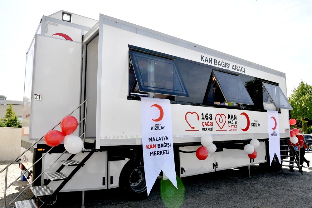 Kızılay’dan Malatya’ya yeni mobil kan bağışı aracı 