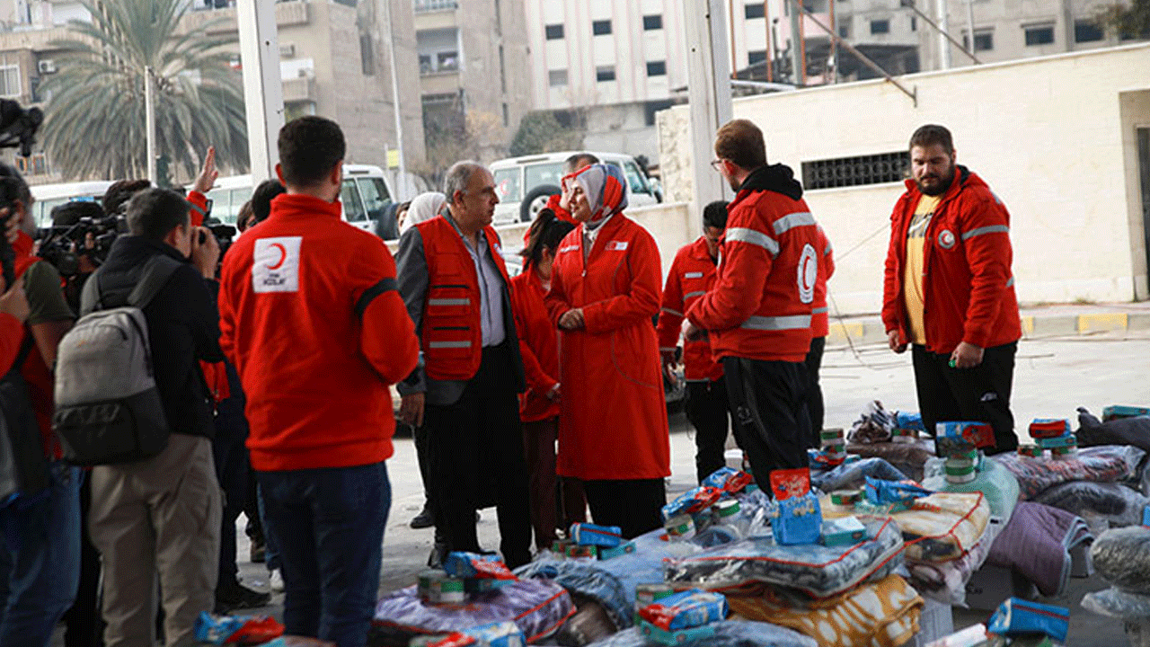 Kızılay'dan takdir toplayan Şam hamlesi