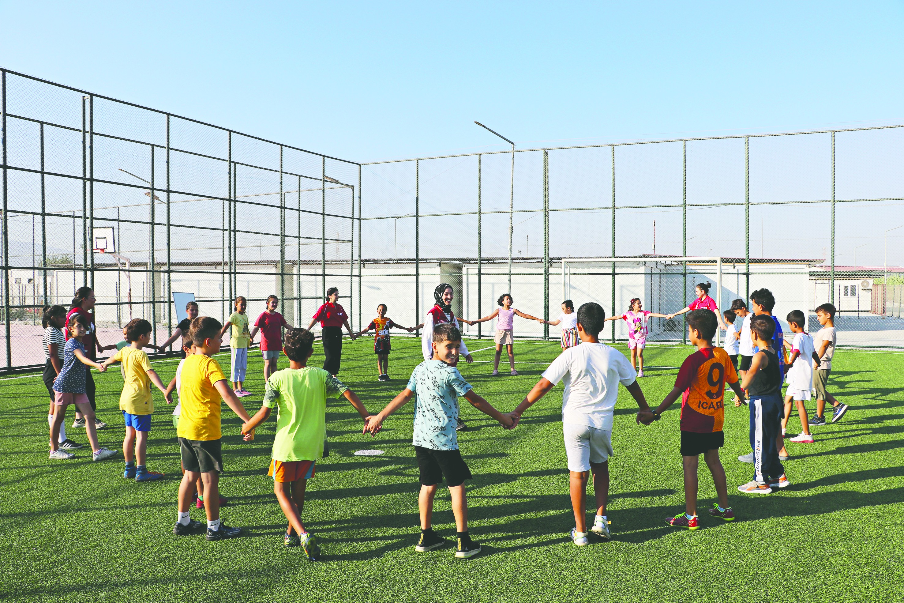 Kızılay'ın projesi! Afetin etkilerinden sporla uzaklaşıyorlar