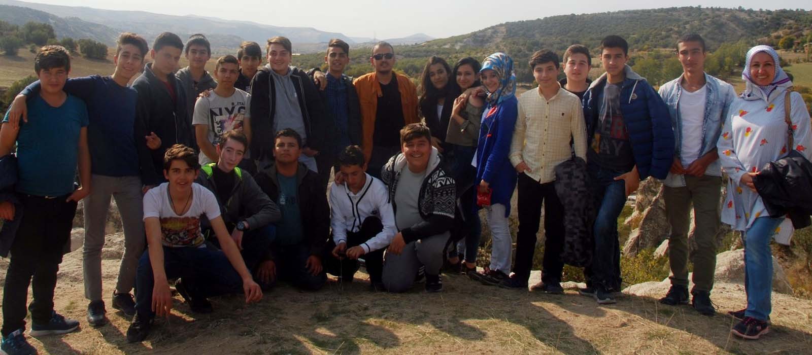 Kızılcahamam Mesleki ve Teknik Anadolu Lisesi öğrencileri, jeopark alanlarını gezdi