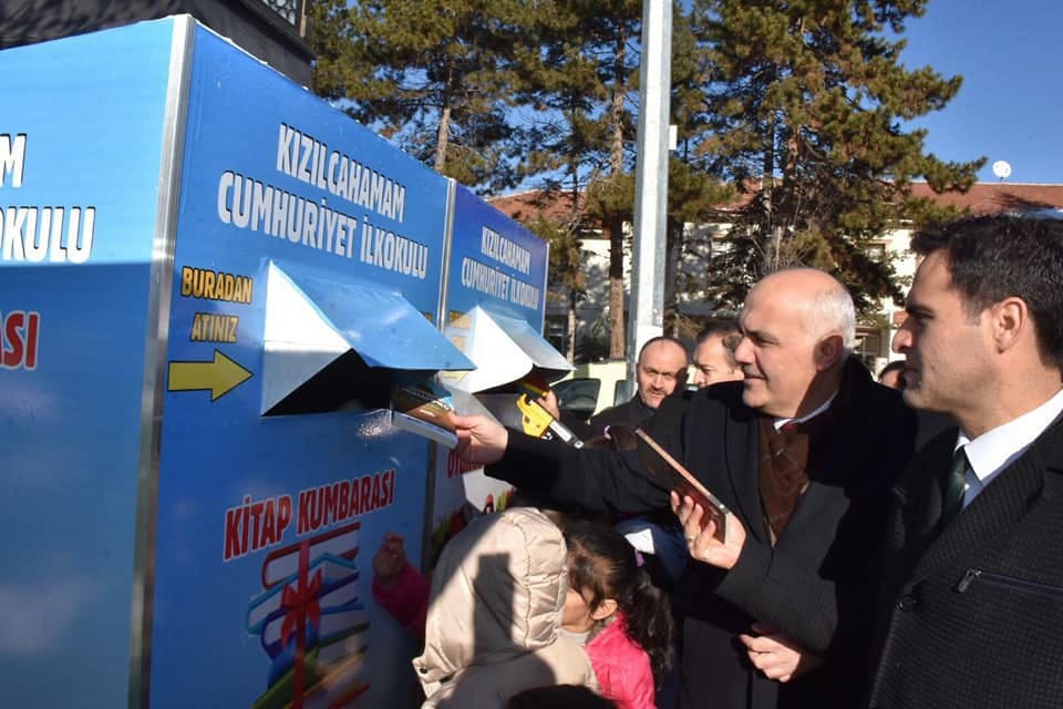 Kızılcahamam’da “Kitabım, Oyuncağım Hediyem Olsun” projesi 