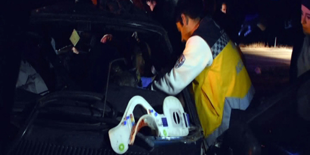 Başkentte trafik kazası