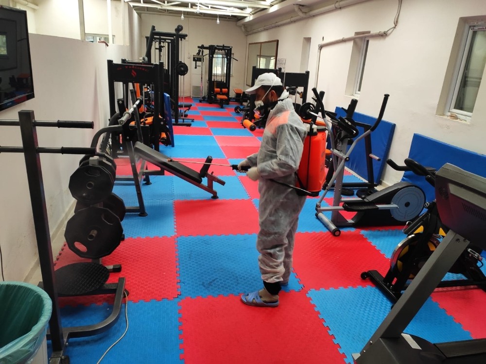 Kızıltepe Belediyesi dezenfekte çalışmalarını sürdürüyor 