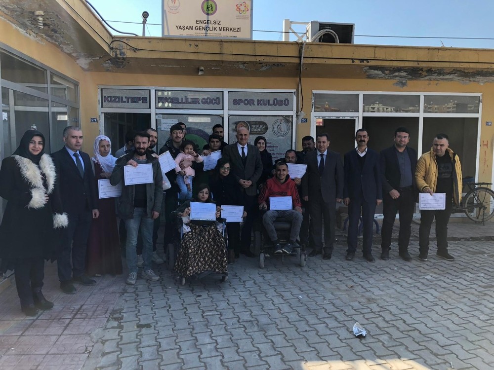 Kızıltepe’de engellilere yönelik muhasebe yardımcısı kursu tamamlandı 