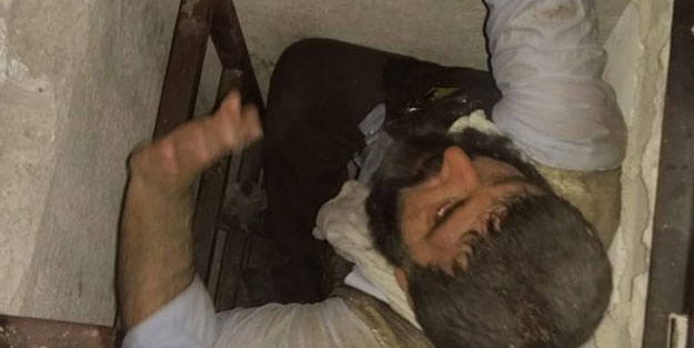 Kızına kötü davranan baba, evdeki gizli bölmede enselendi